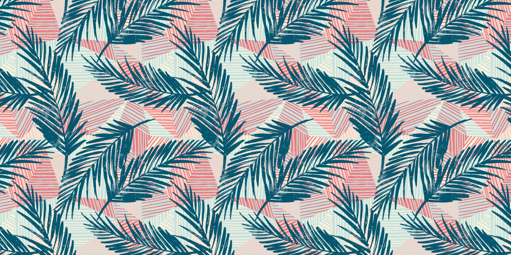 Pink Palm Leaf Wallpapers