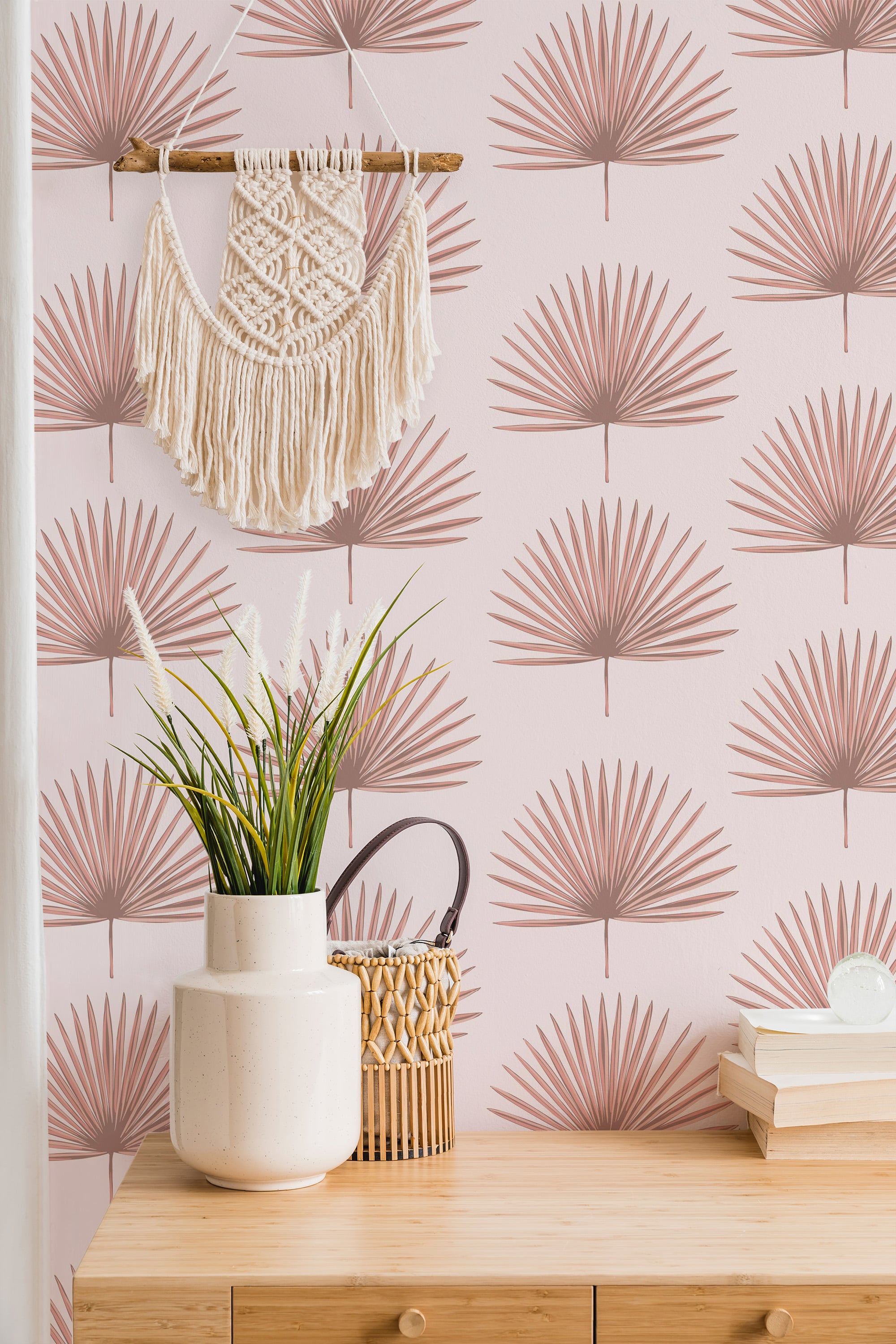 Pink Palm Wallpapers