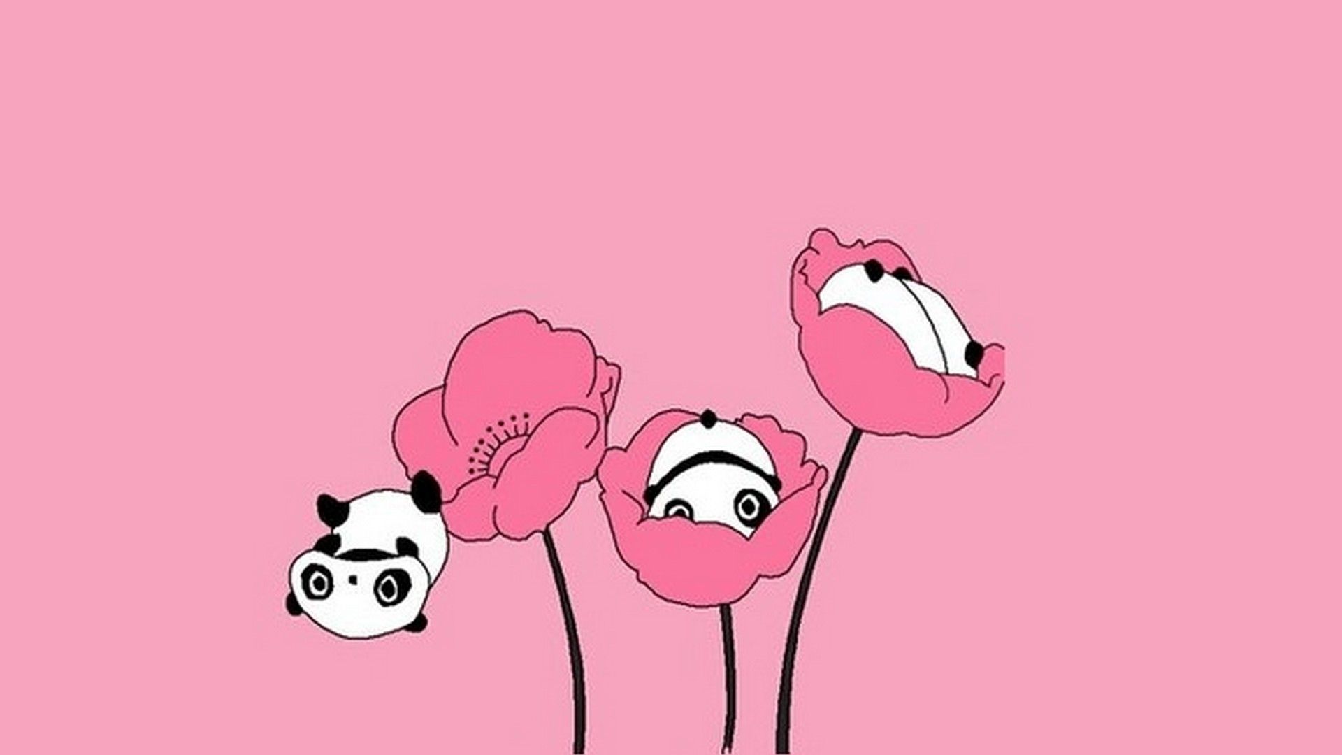 Pink Panda Wallpapers