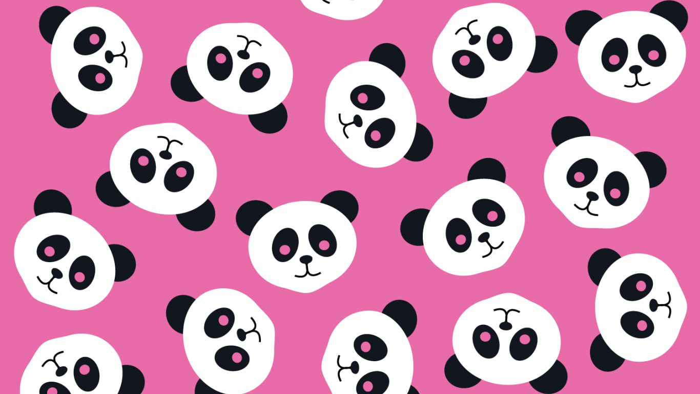 Pink Panda Wallpapers