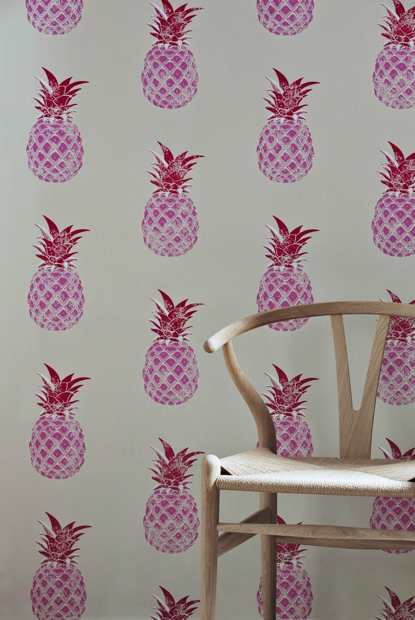 Pink Pineapple Pattern Wallpapers