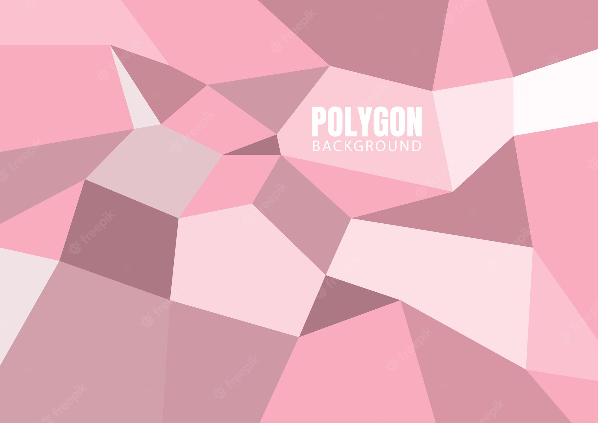 Pink Polygon Wallpapers