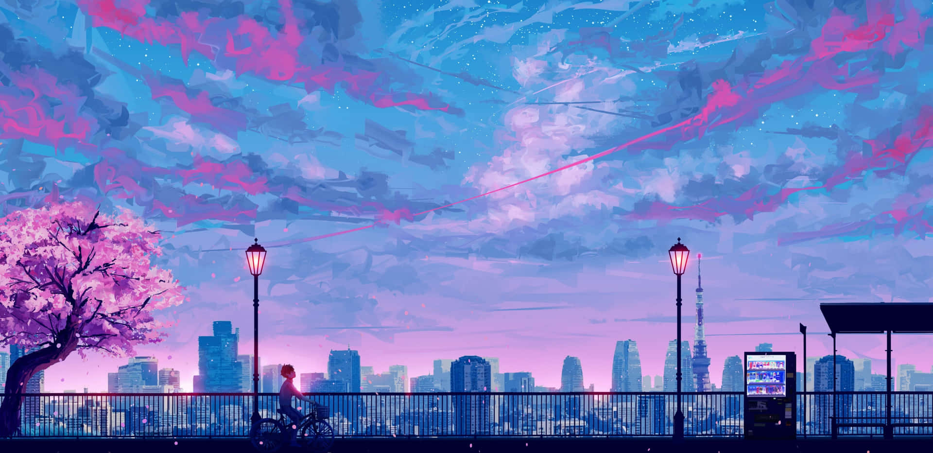 Pink Purple Blue Aesthetic Wallpapers