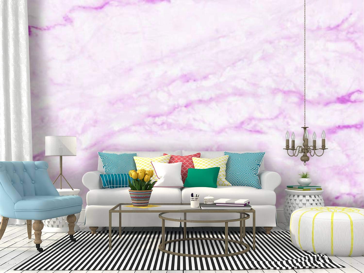 Pink Purple Marble Wallpapers