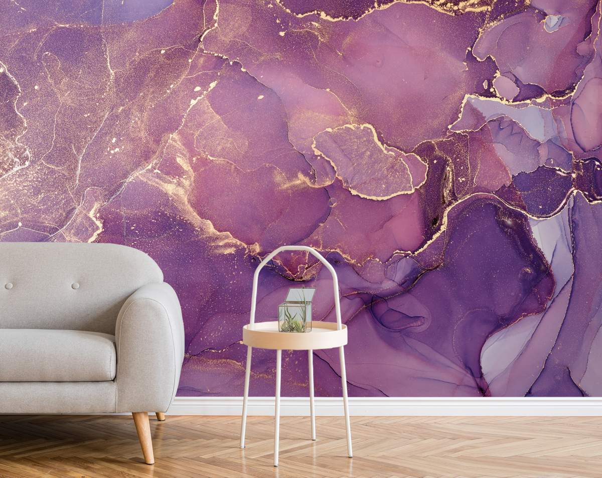 Pink Purple Marble Wallpapers