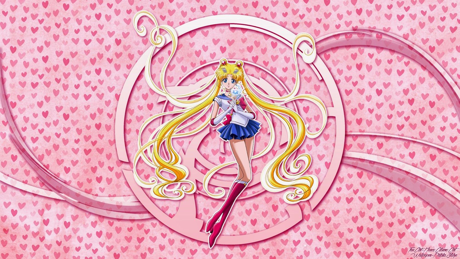 Pink Sailor Moon Laptop Wallpapers