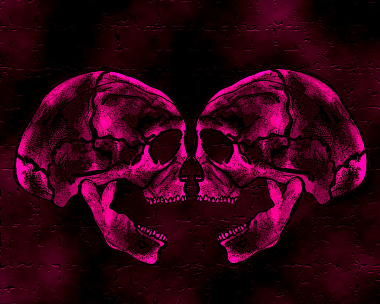 Pink Skull Wallpapers