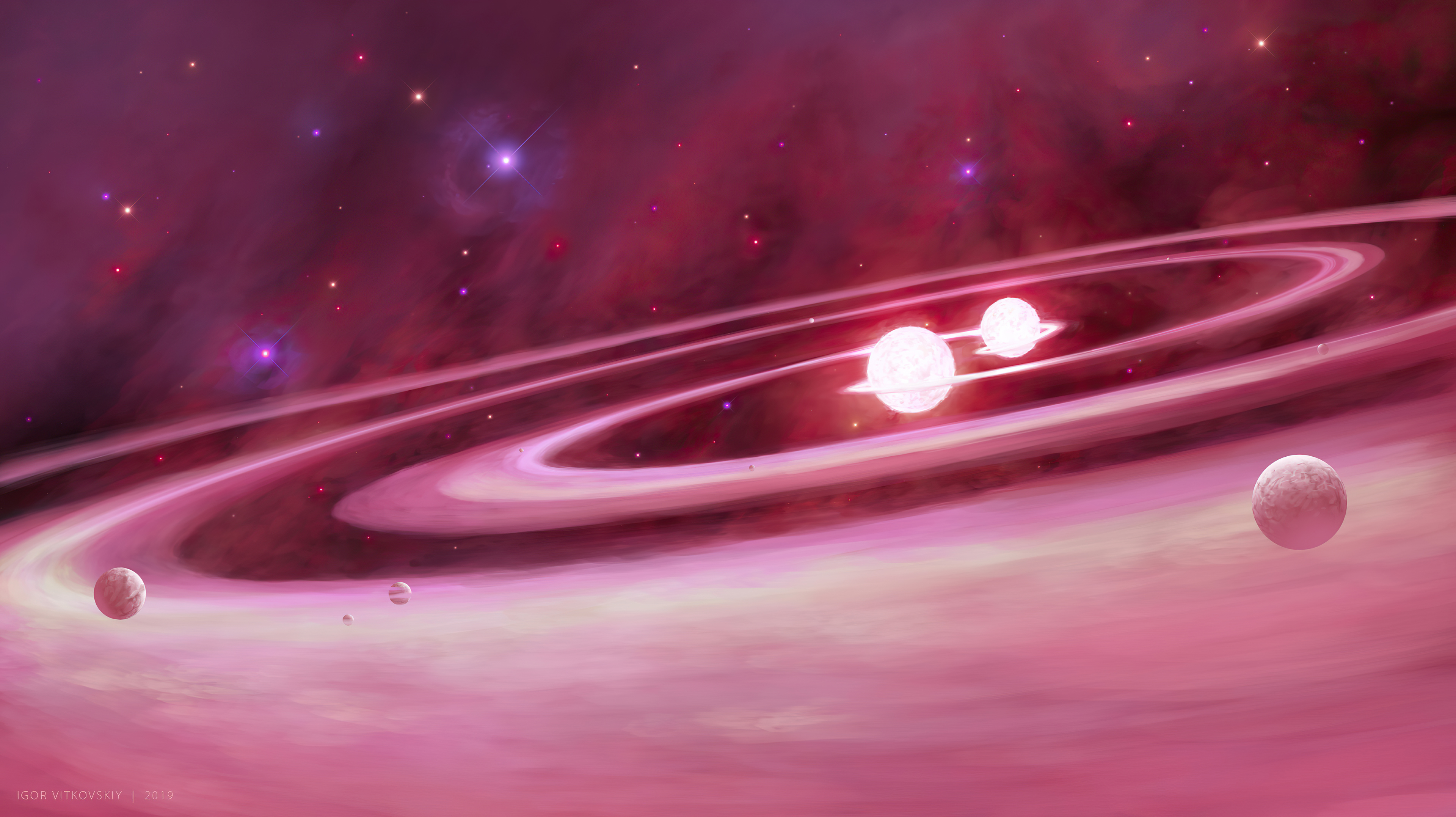 Pink Space Wallpapers