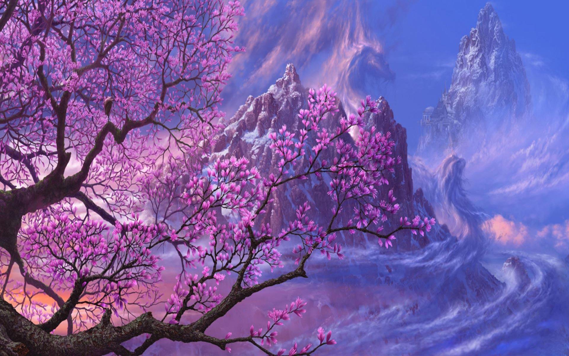 Pink Trees Wallpapers