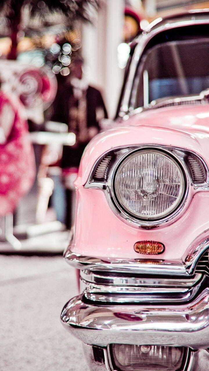 Pink Vintage Car Wallpapers