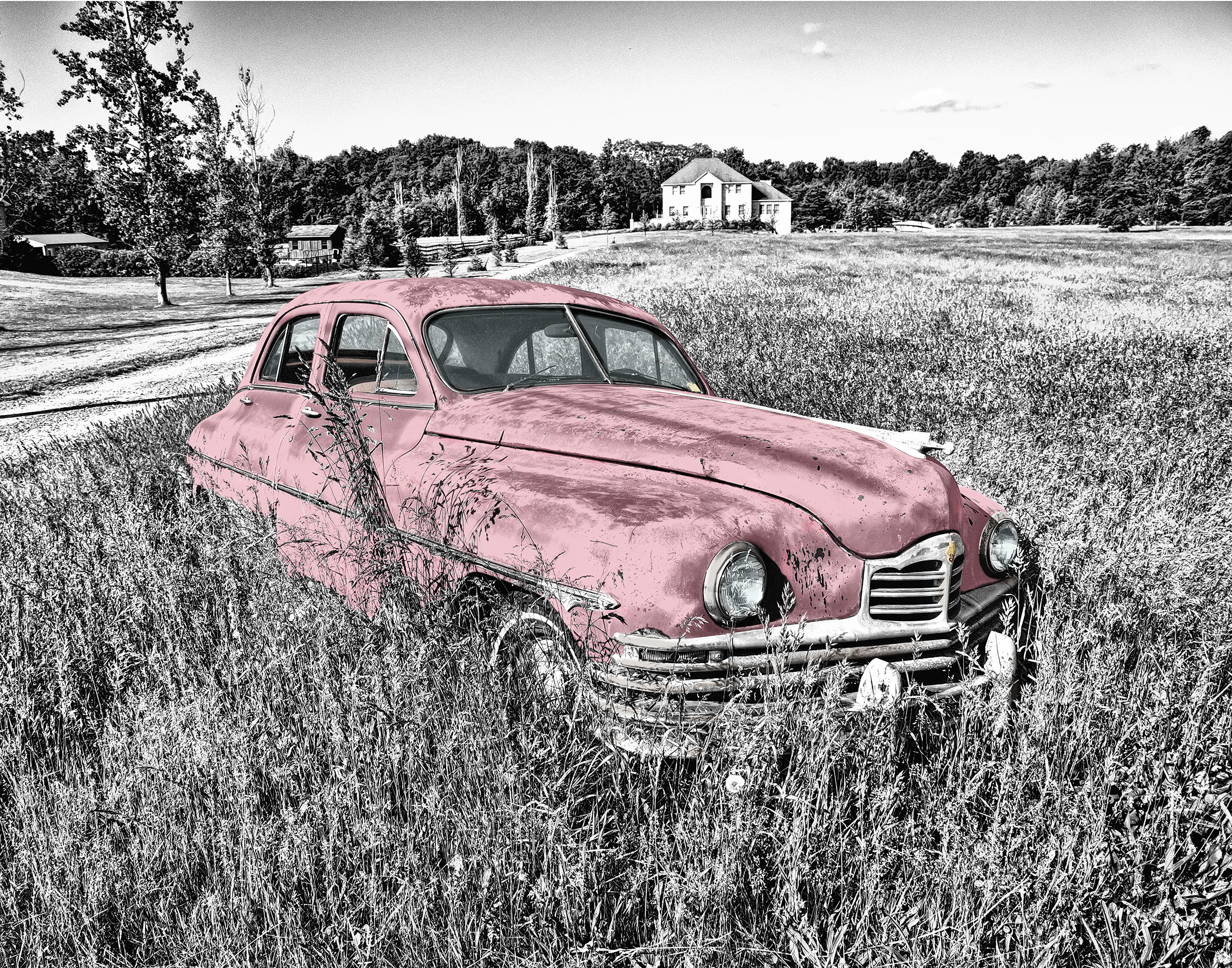 Pink Vintage Car Wallpapers