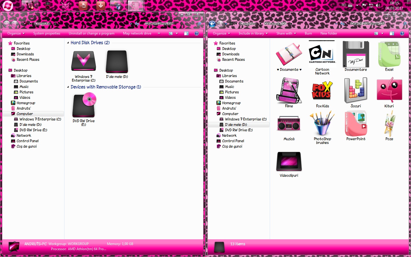 Pink Windows 7 Wallpapers