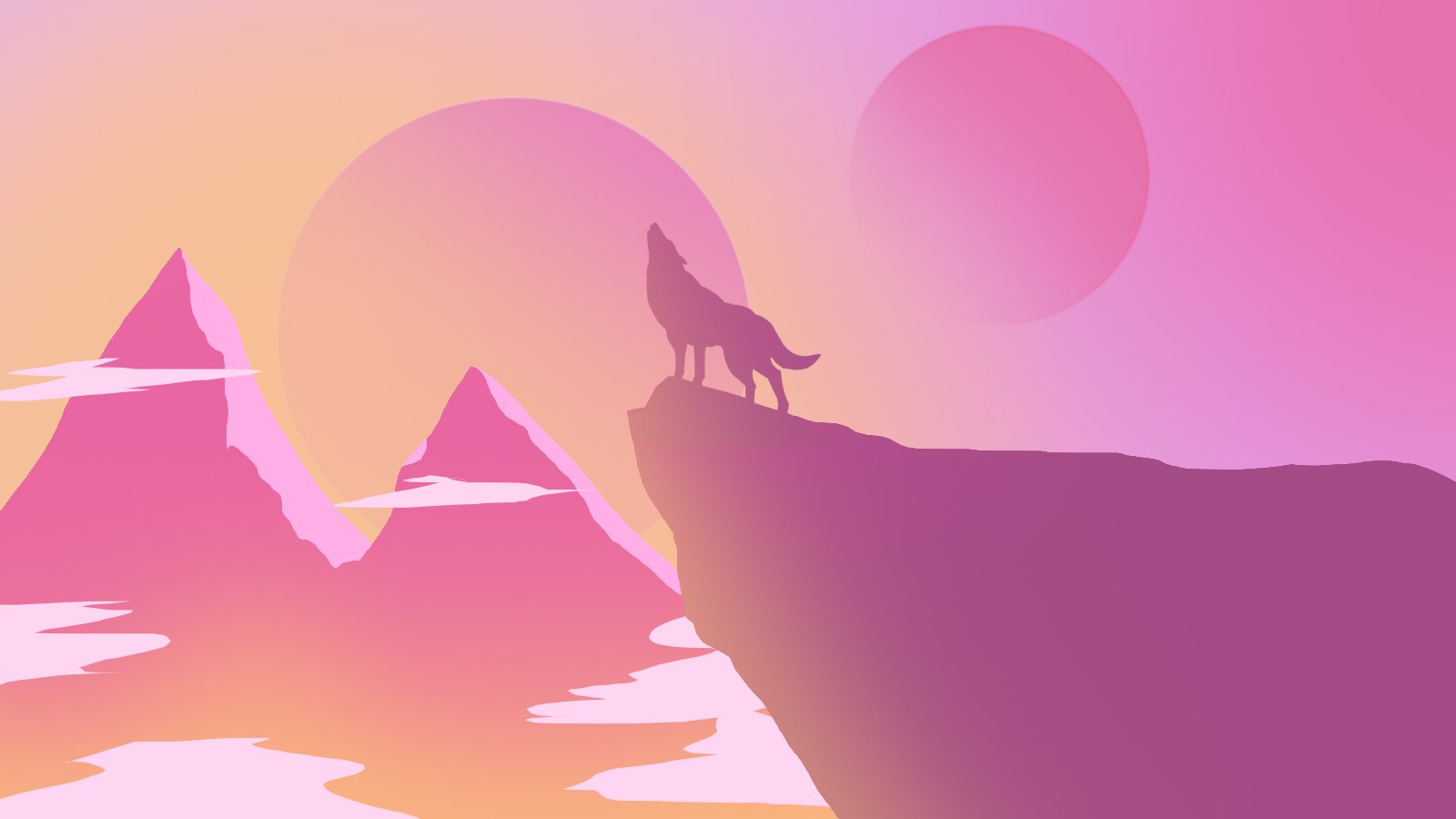 Pink Wolf Wallpapers