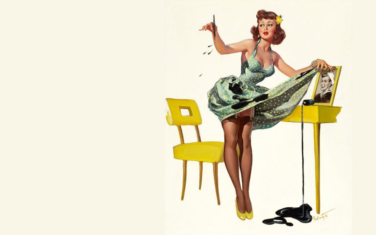 Pinup Walpaper Wallpapers