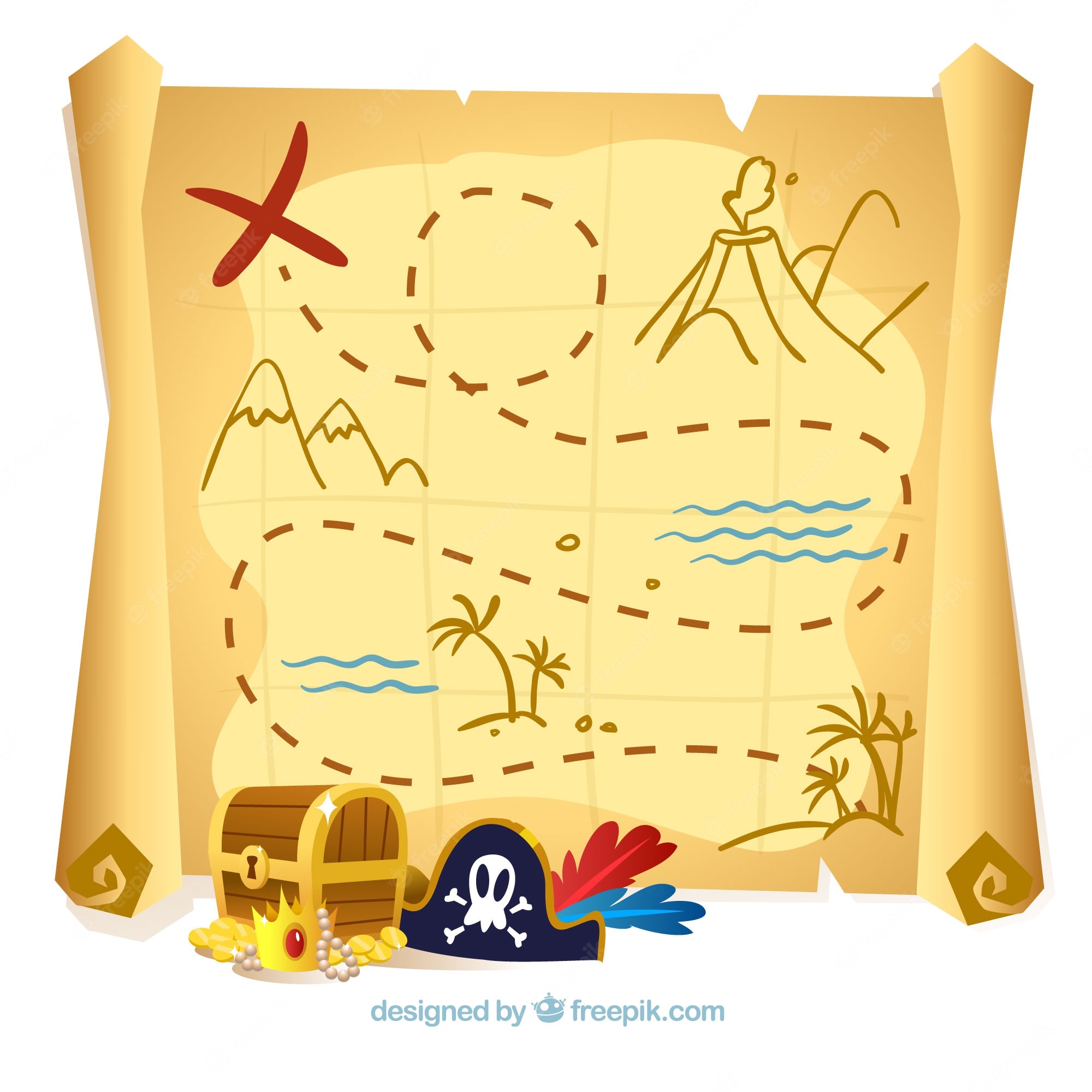 Pirate Map Backgrounds