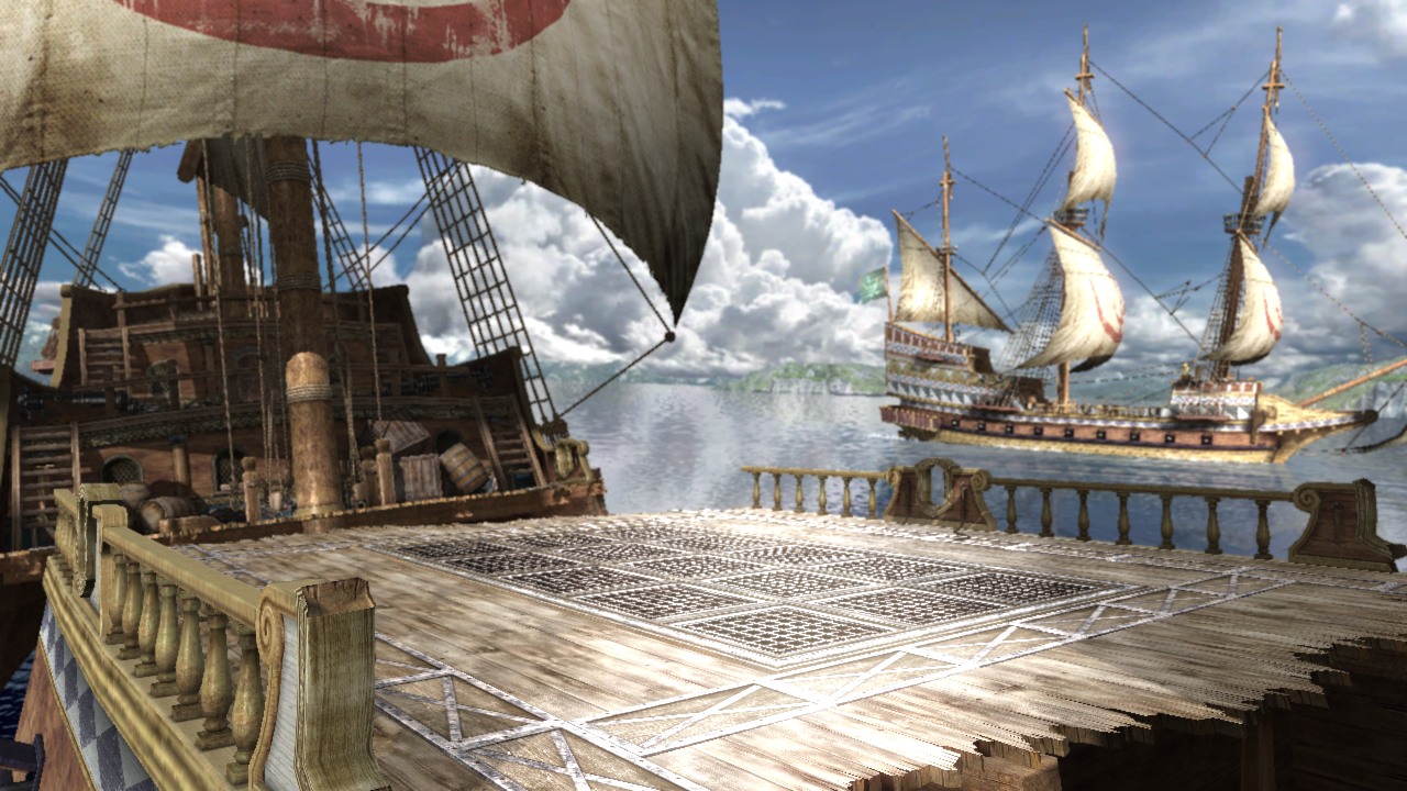 Pirate Ship Deck Background