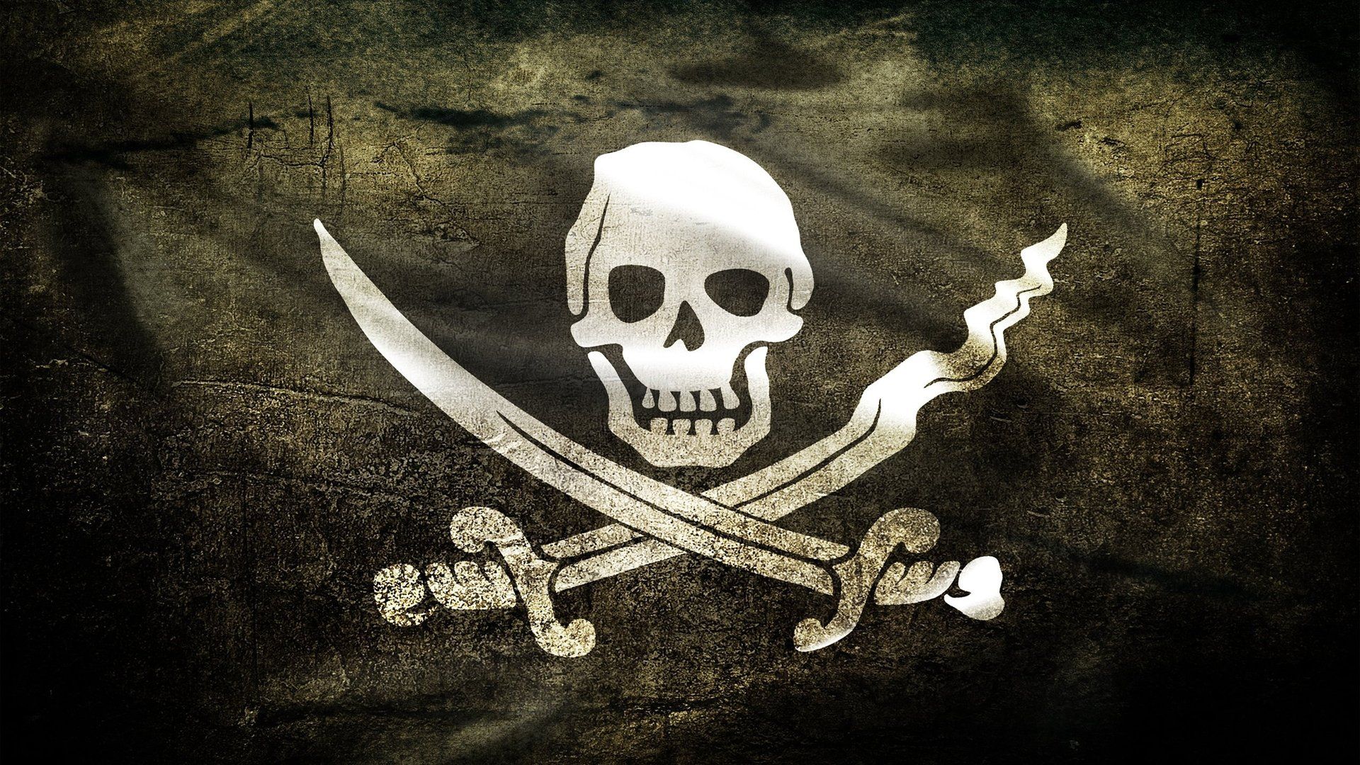 Pirate Skull Gold Wallpapers