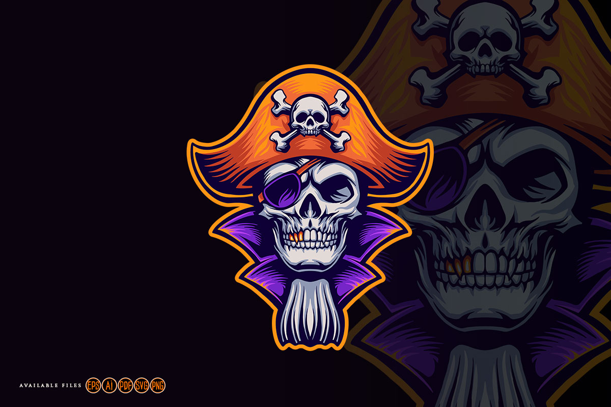 Pirate Skull Gold Wallpapers