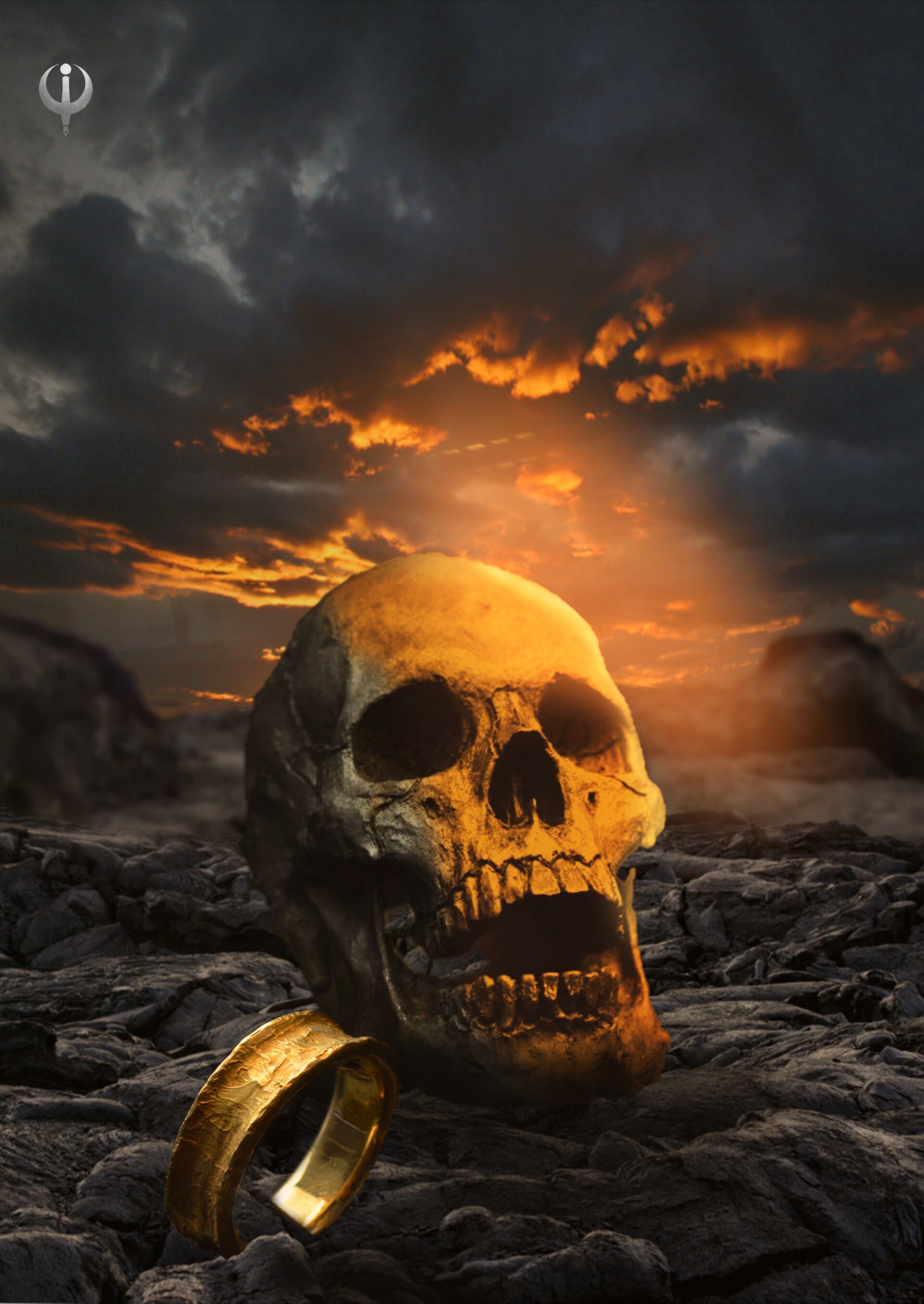 Pirate Skull Gold Wallpapers