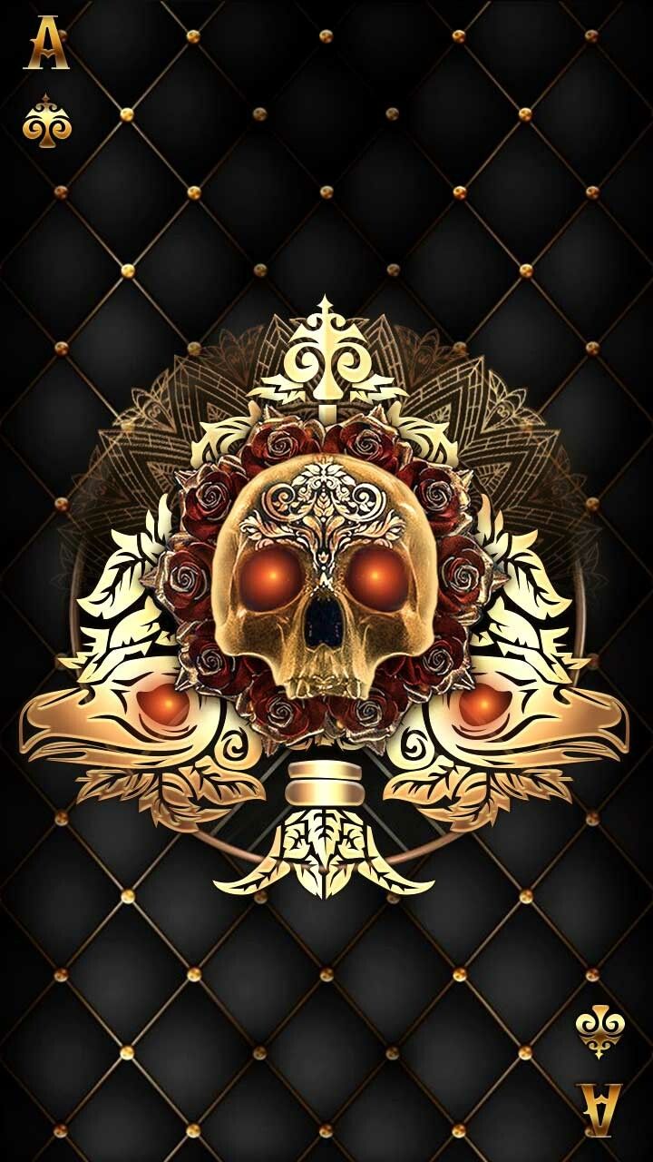 Pirate Skull Gold Wallpapers