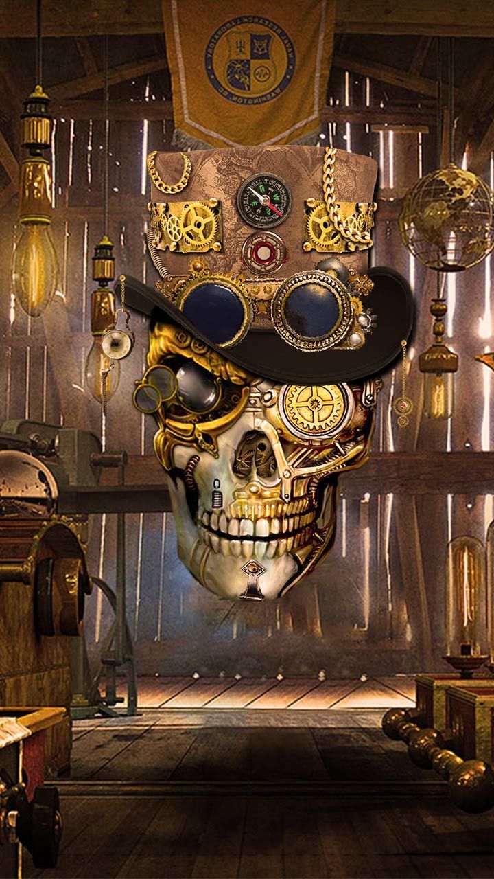 Pirate Skull Gold Wallpapers