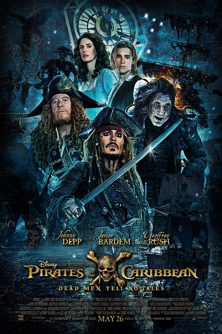 Pirates Of The Caribbean: Dead Men Tell No Tales Movie Poster Wallpapers