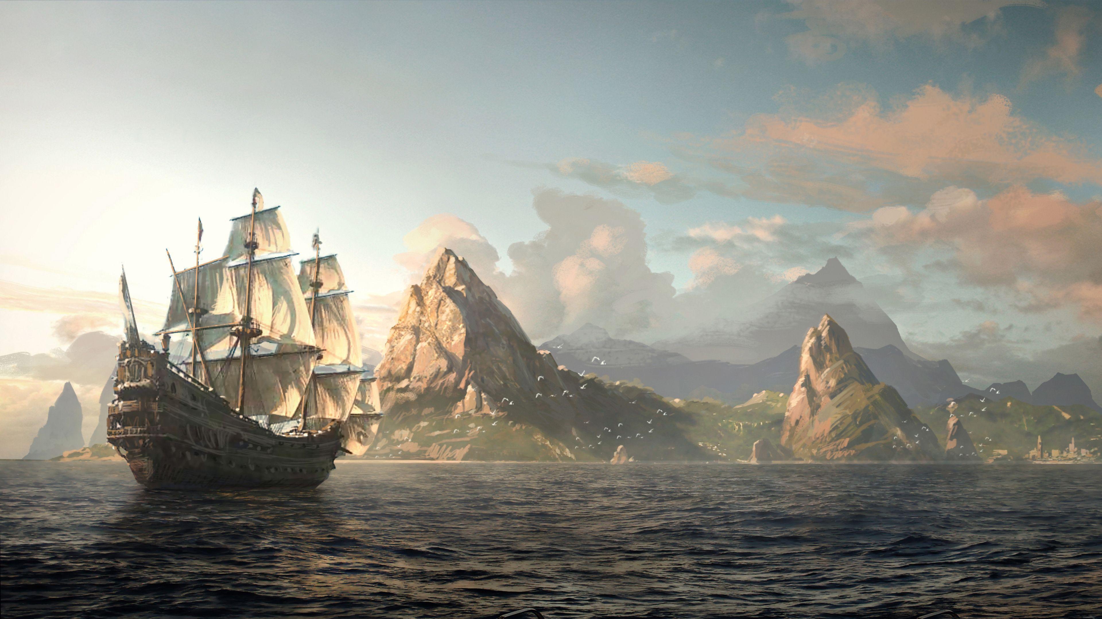 Pirates Of The Caribbean Ship Artwork Wallpapers