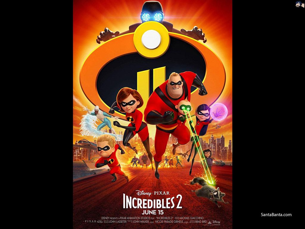 Pixar Incredibles 2 All Character Poster Wallpapers