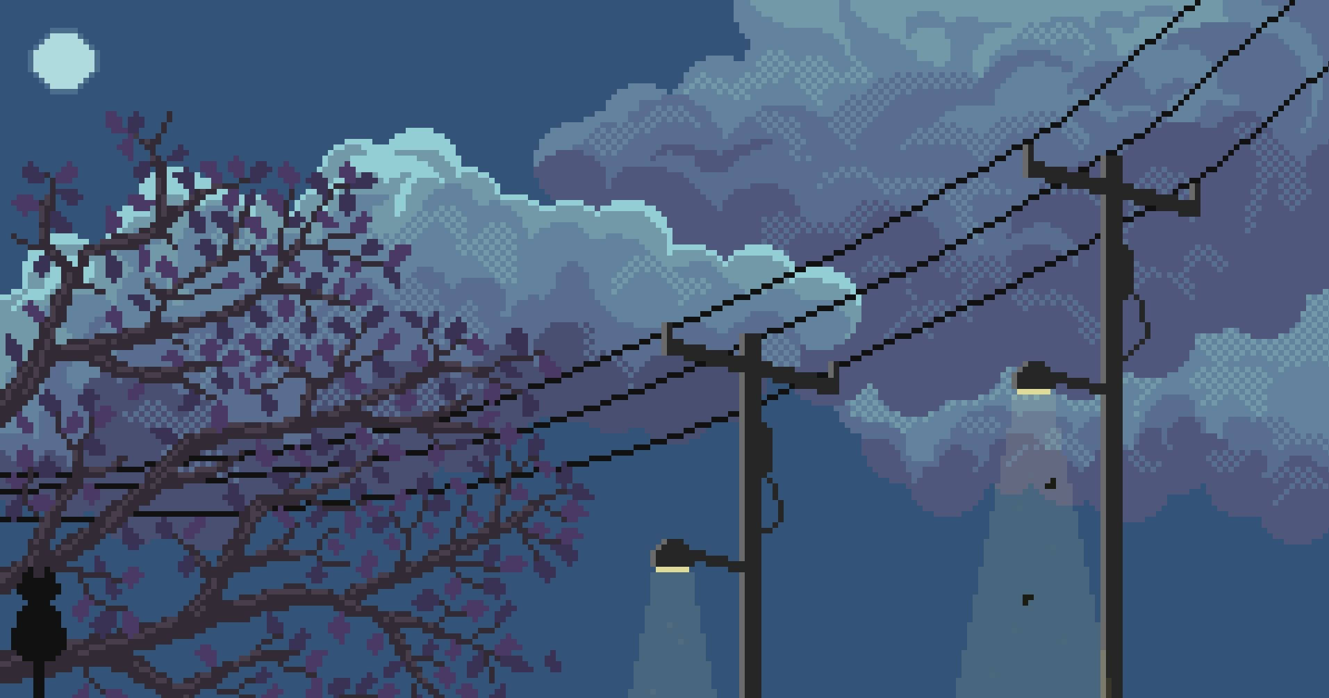 Pixel Aesthetic Background