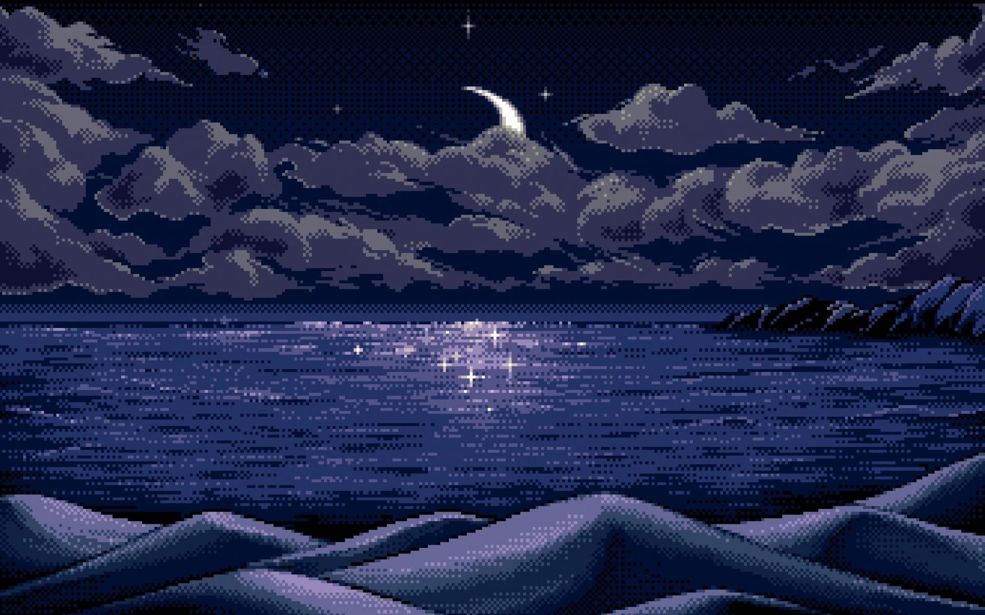 Pixel Aesthetic Background