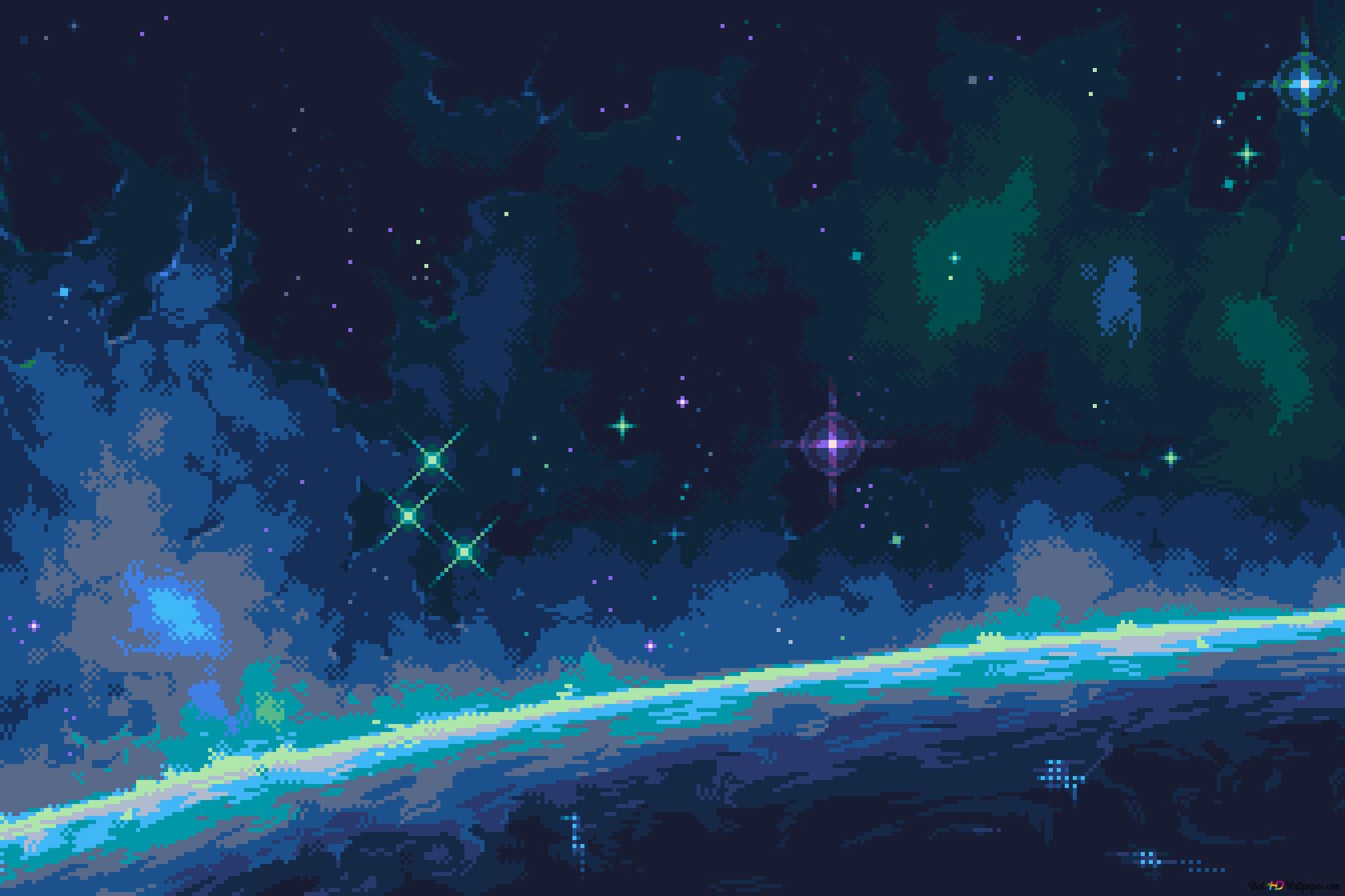 Pixel Aesthetic Background