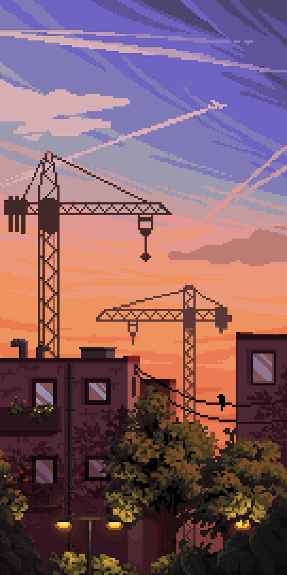 Pixel Aesthetic Background