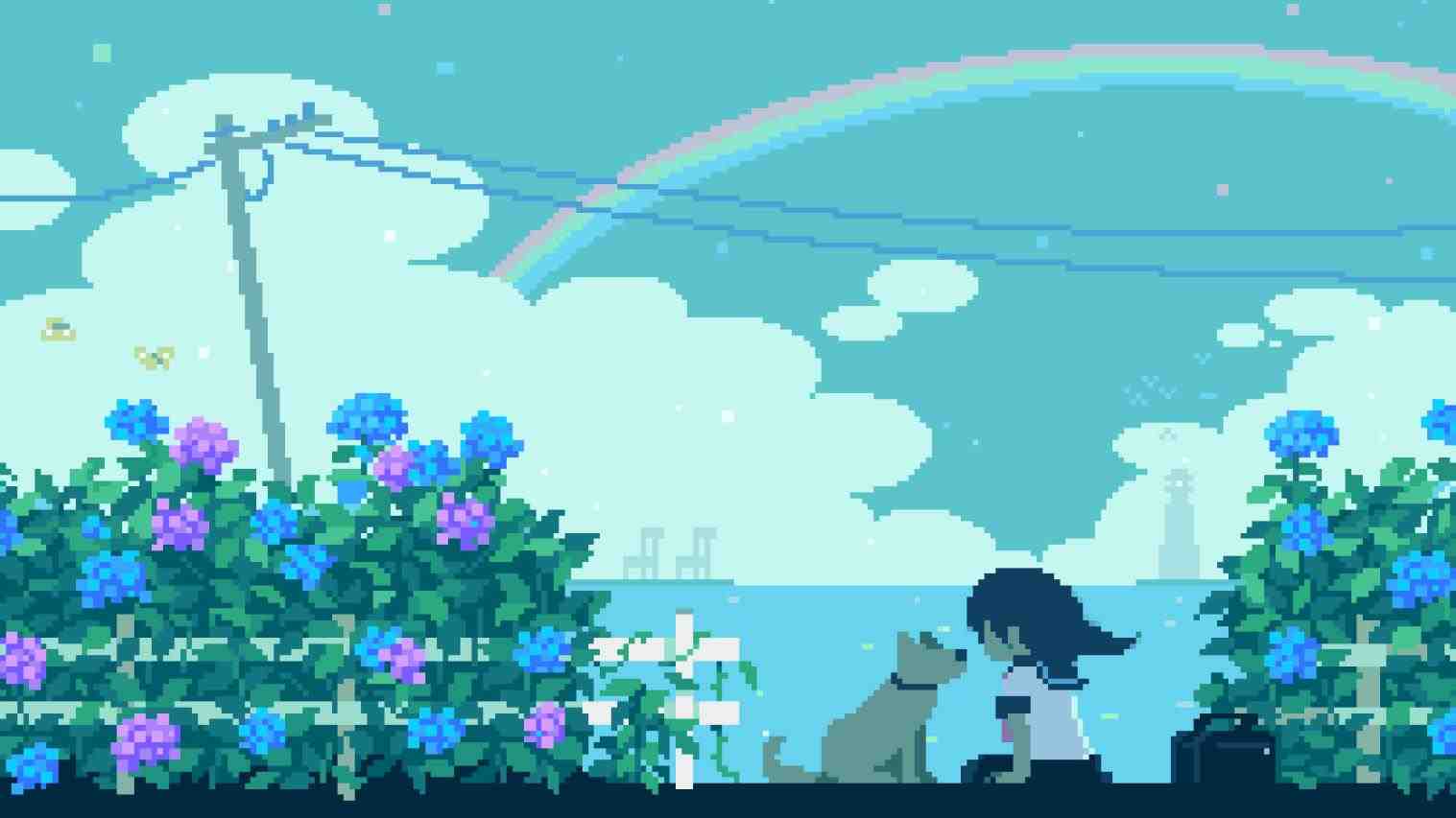 Pixel Aesthetic Background