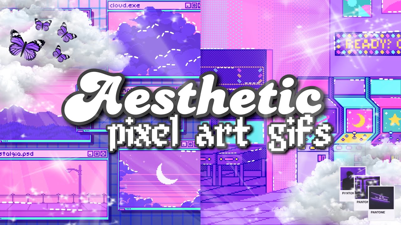 Pixel Aesthetic Background