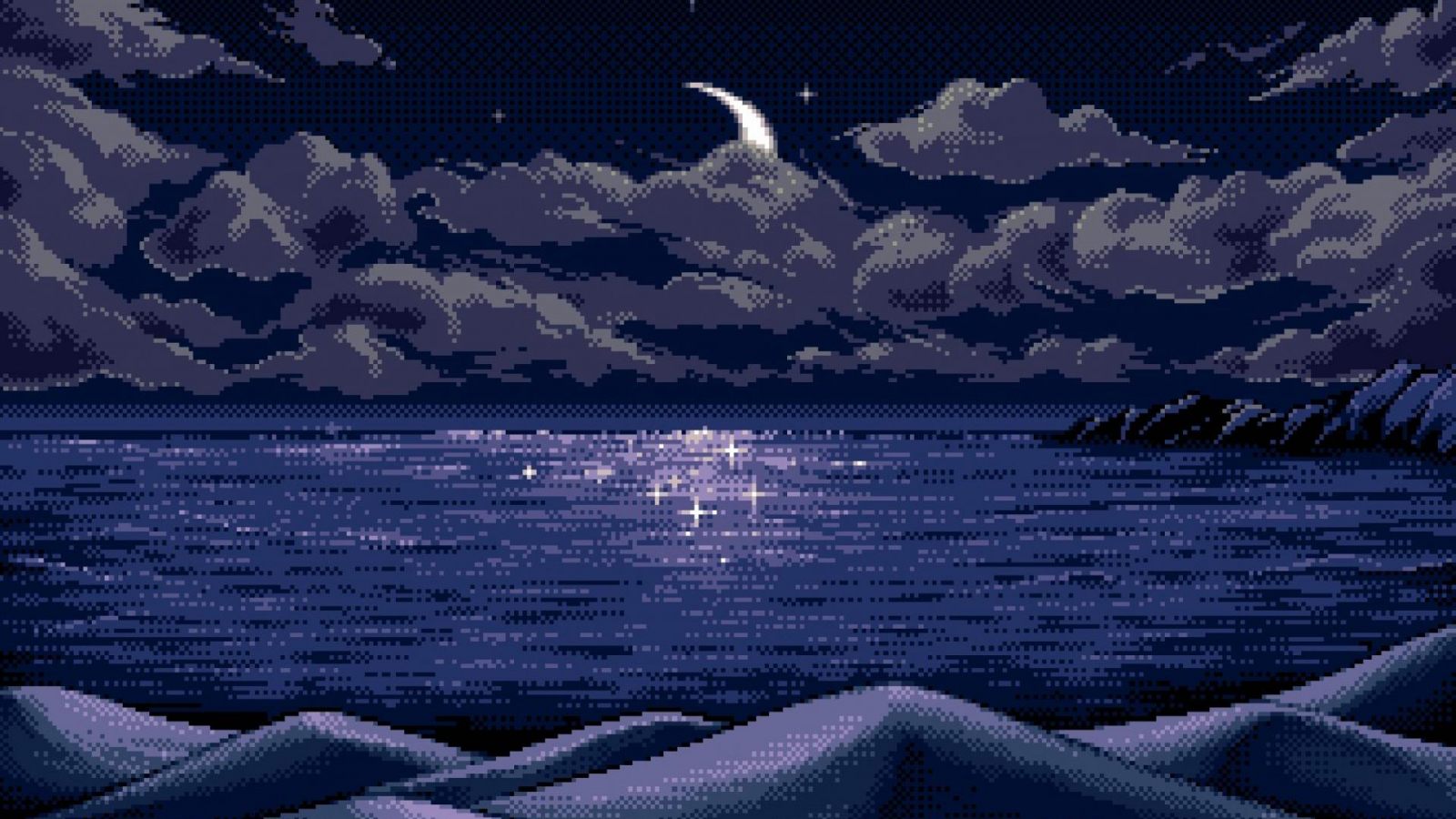 Pixel Aesthetic Background