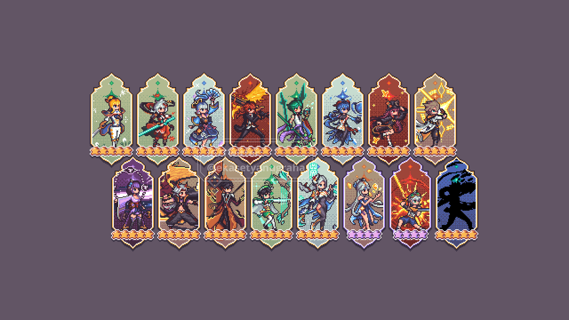 Pixel Art Desktop Backgrounds