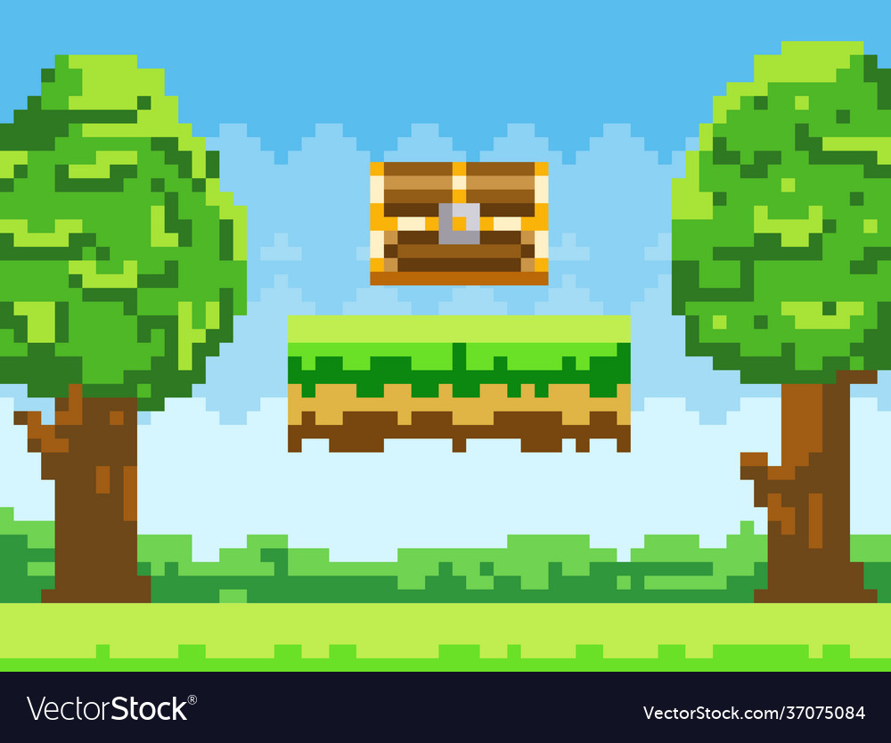 Pixel Art Game Background