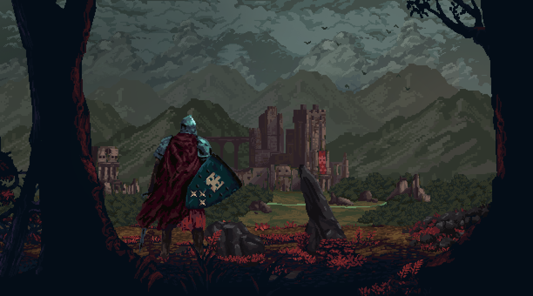 Pixel Art Game Background