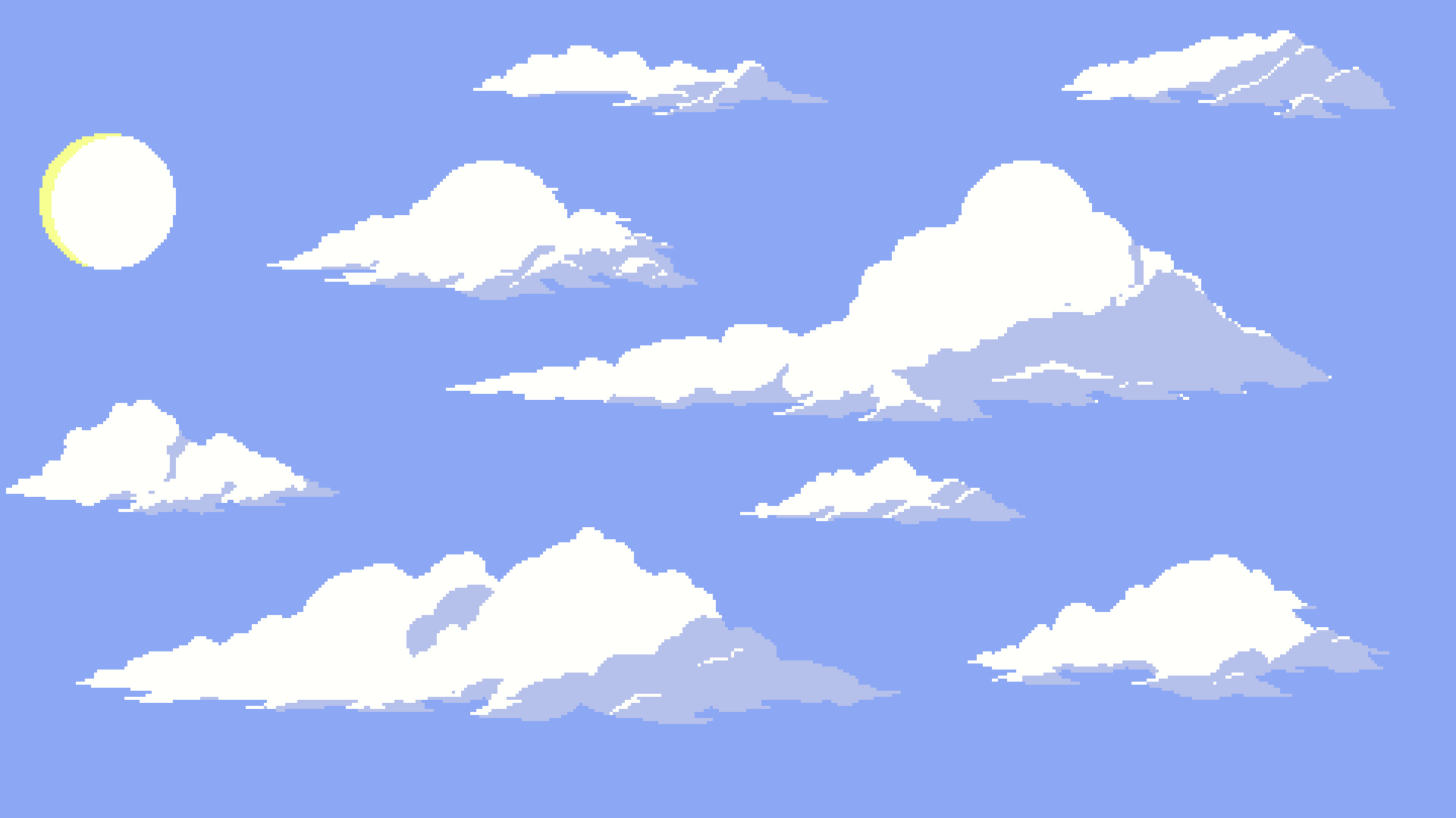 Pixel Art Game Background