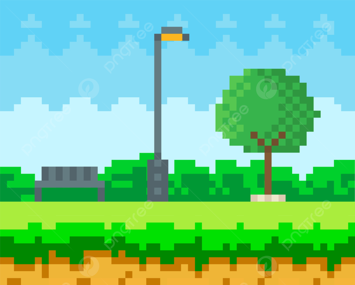 Pixel Art Game Background