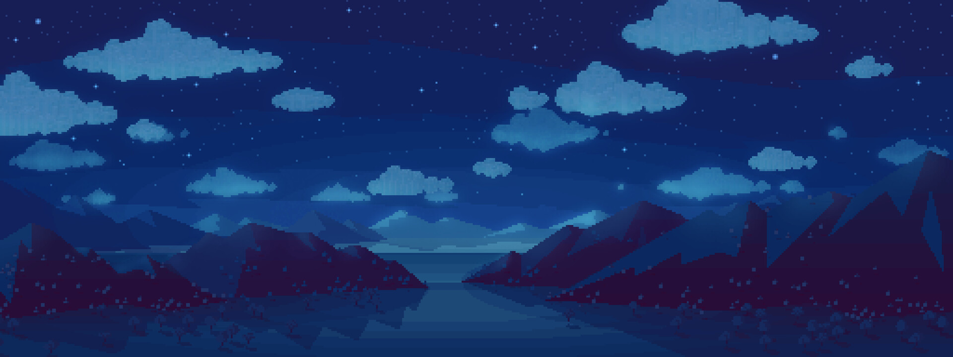 Pixel Art Game Background