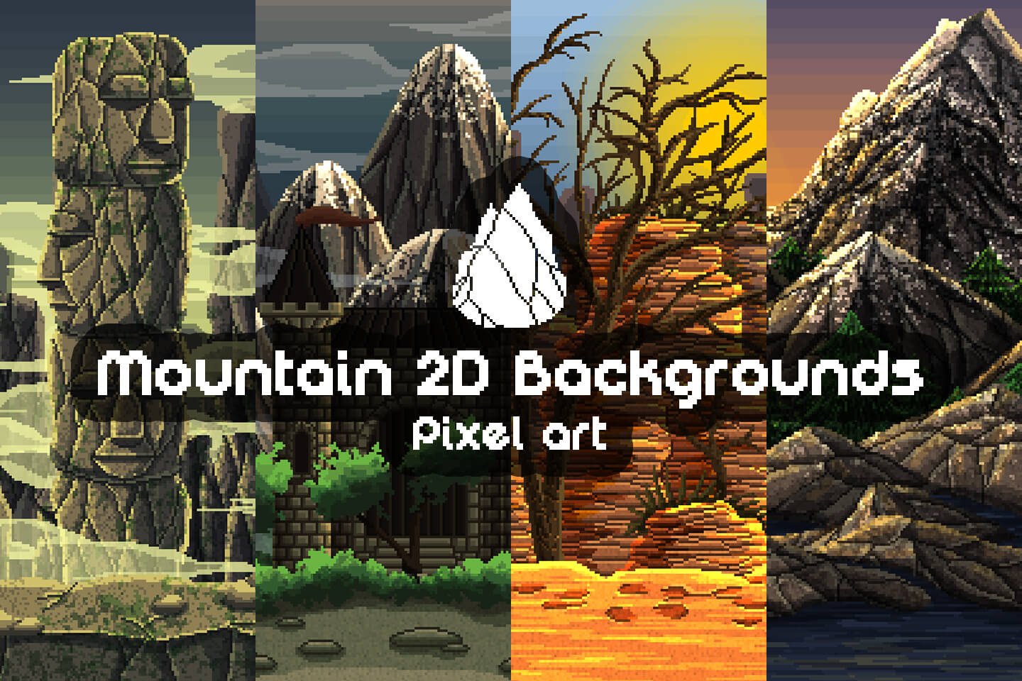 Pixel Art Game Background