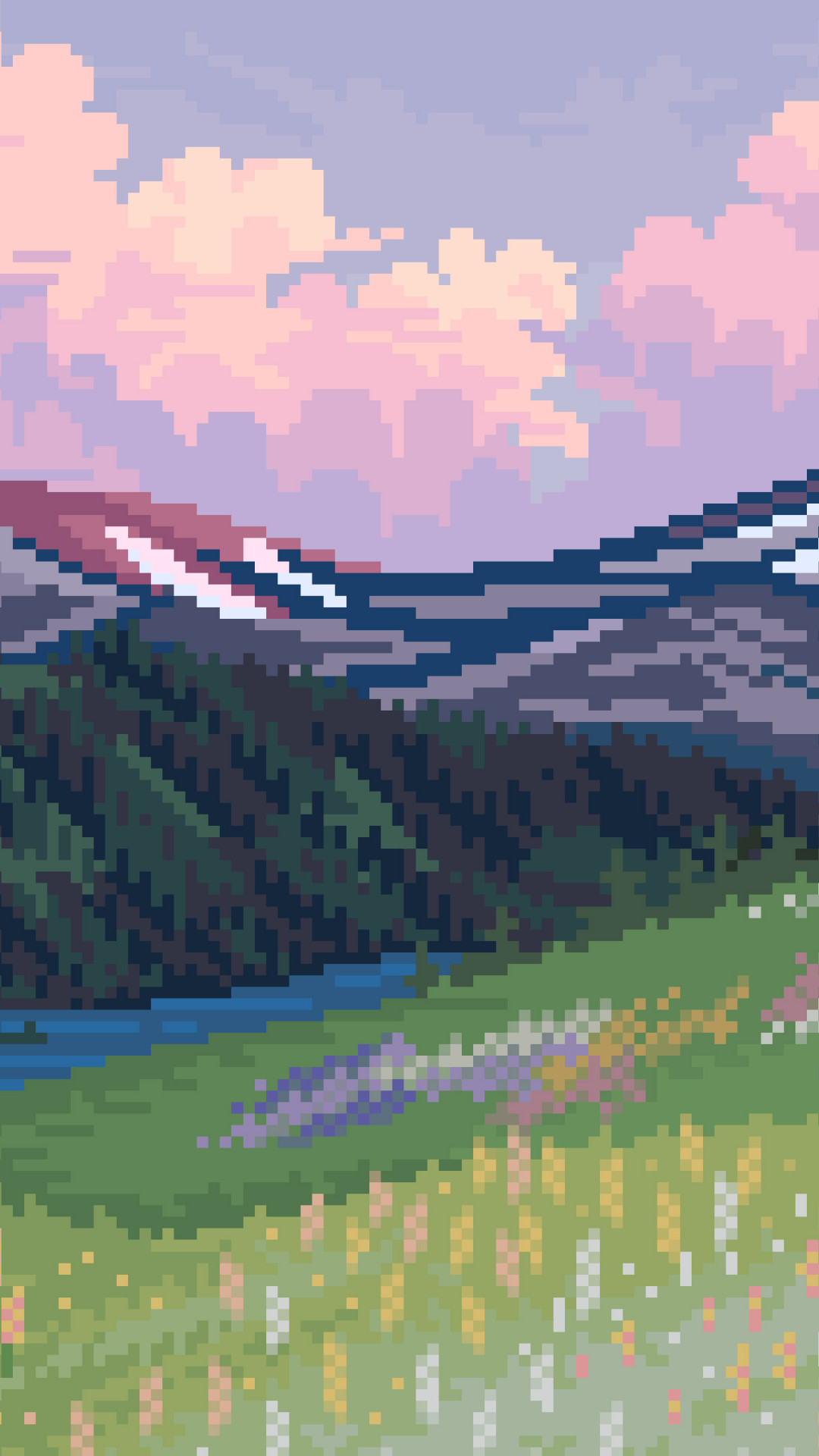 Pixel Art Phone Wallpapers