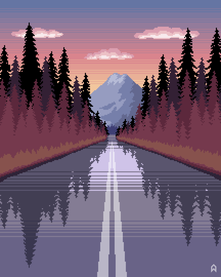 Pixel Forest Wallpapers