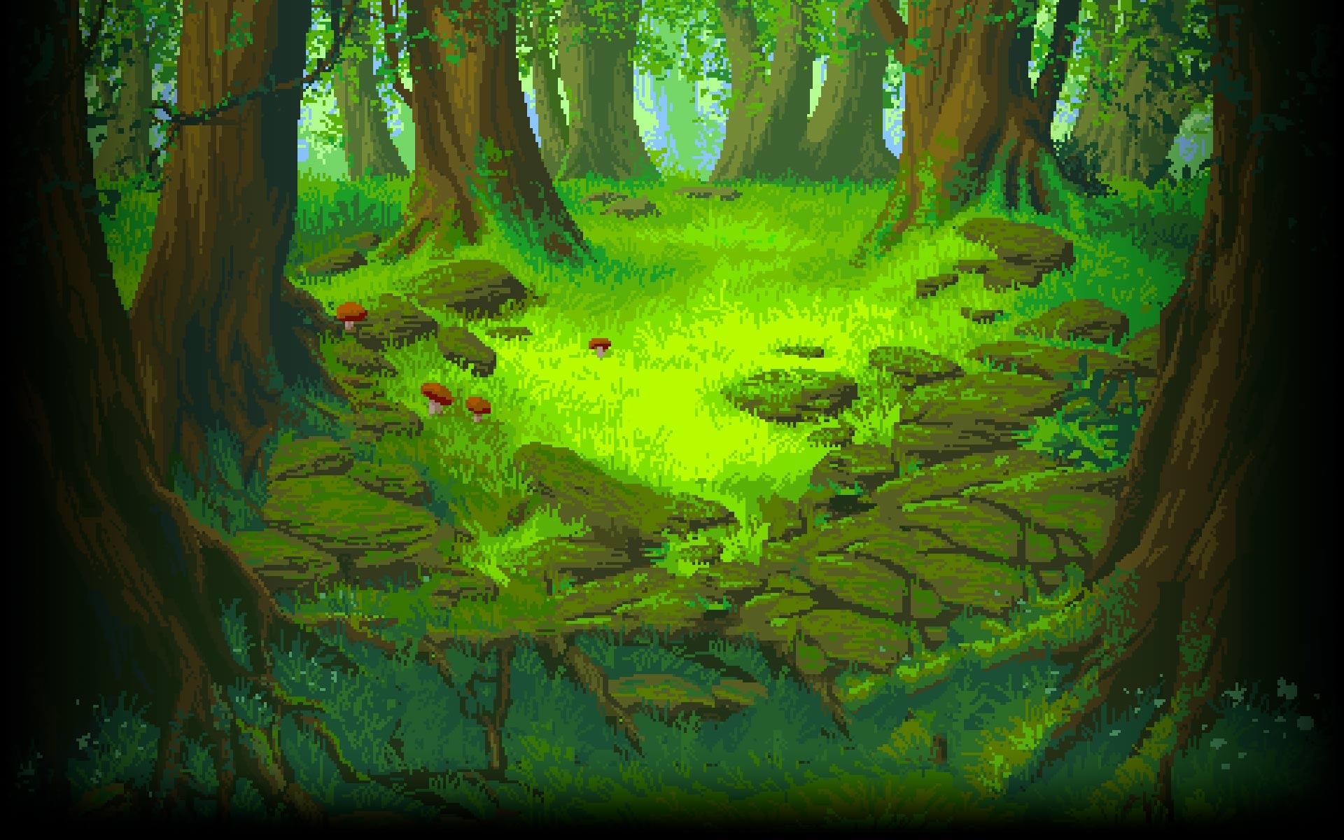 Pixel Forest Wallpapers