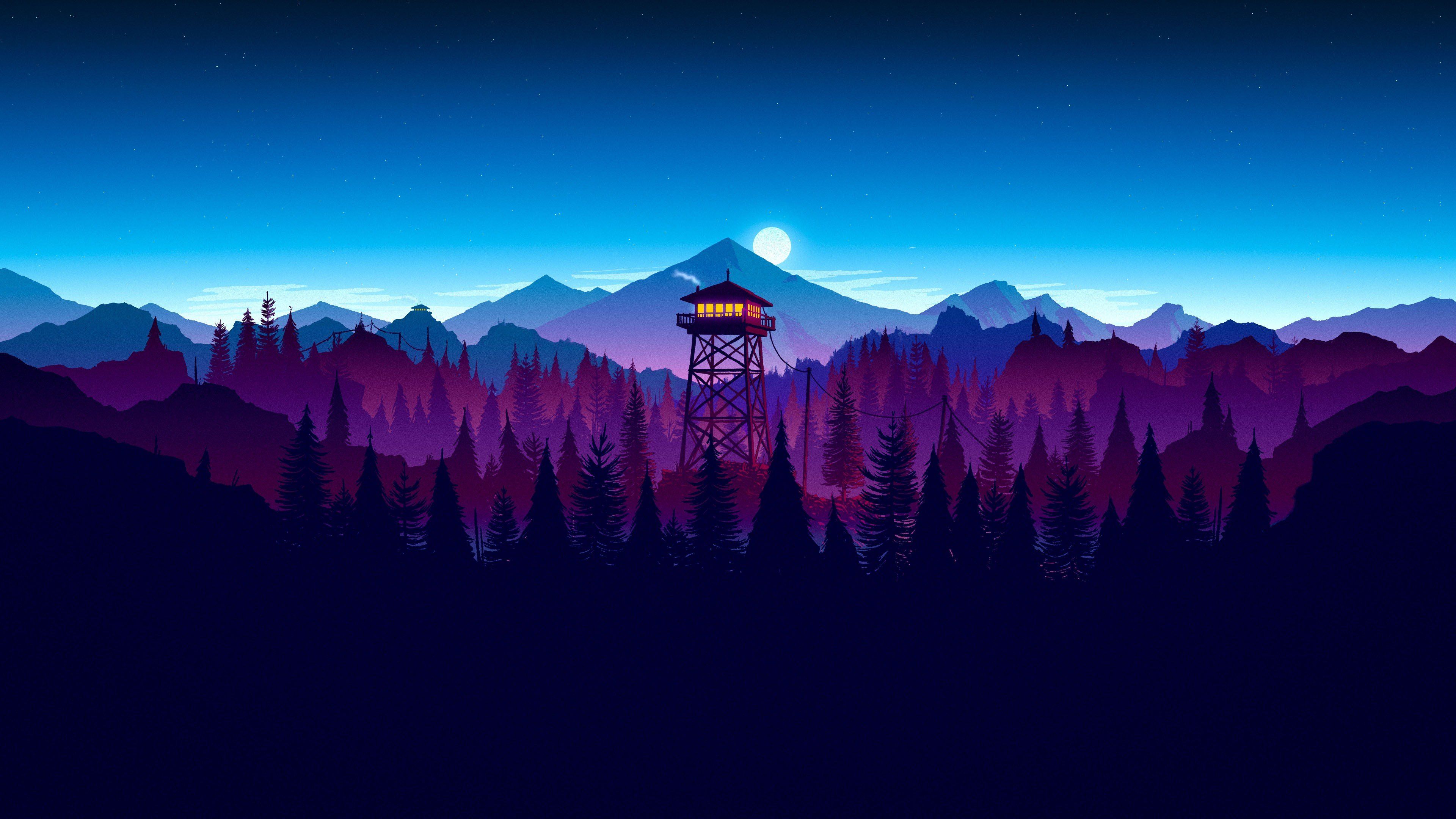 Pixel Forest Wallpapers