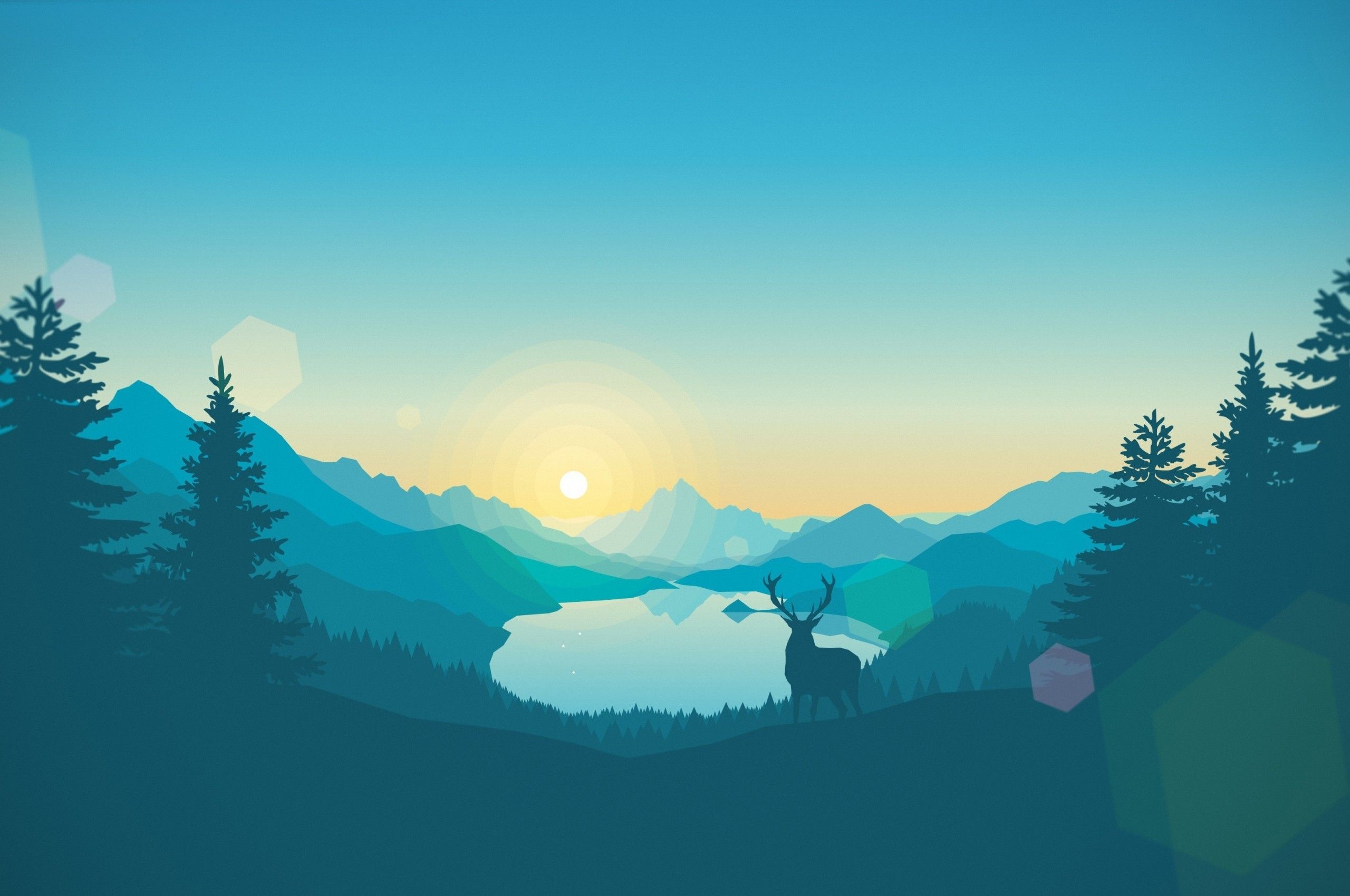 Pixel Forest Wallpapers