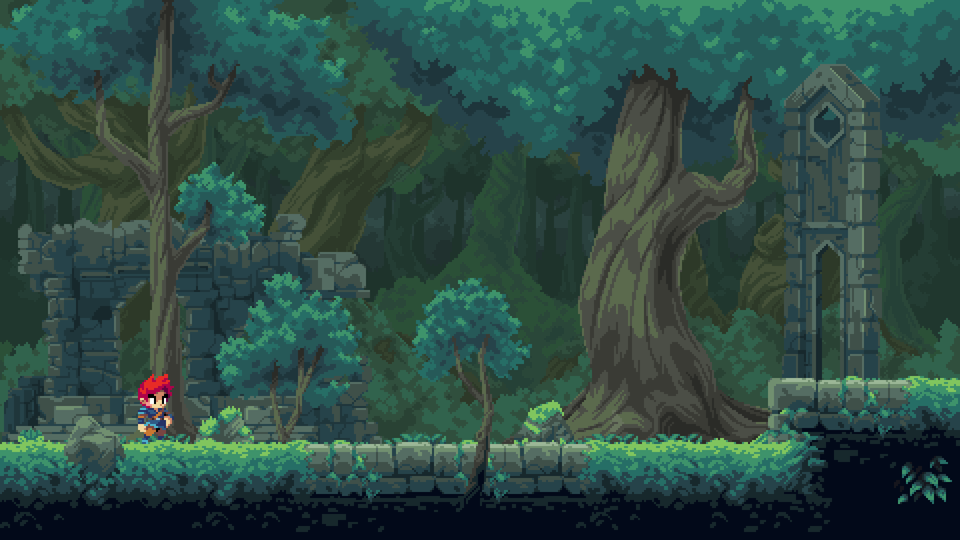 Pixel Forest Wallpapers