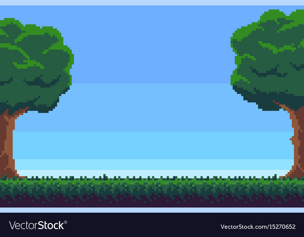 Pixel Game Background