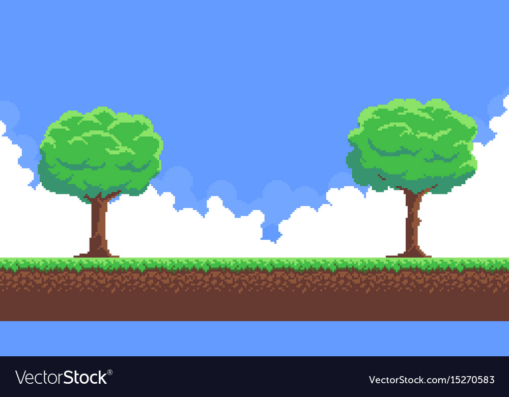 Pixel Game Background